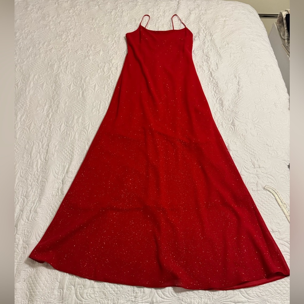 Elegant Red Evening Gown